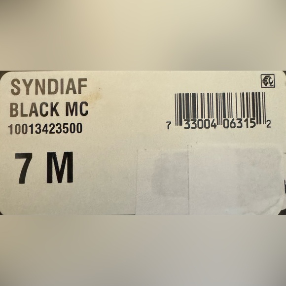 I.N.C. Syndiaf Black Studded Heels, Size 7M, Color-Black w/Gold Hardware - Picture 3 of 3